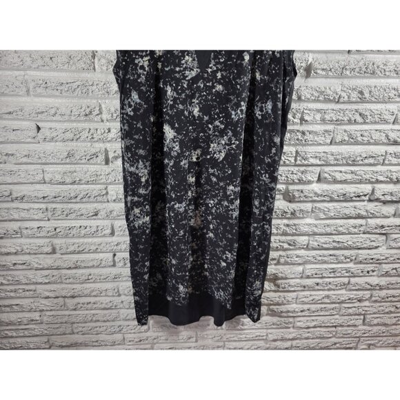 Liz Lange Maternity Womens Dress XL Shift Sleeveless Asymmetric Black TIE38XE - Picture 5 of 11